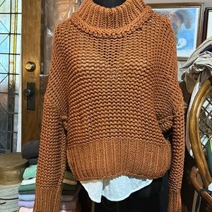 Free People loose knit sweater